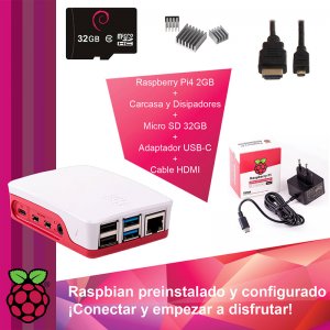 PcCom Raspberry pi 4 32GB en PcComponentes
