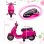 Aiyaplay icencia Vespa Moto Eléctrica Para Niños De +3 Años Con Rosa