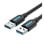Cabo USB Vention CONBH USB-A macho 2m 5Gbps Preto blindado