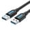 Cabo USB Vention CONBH USB-A macho 2m 5Gbps Preto blindado