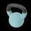 Kettlebell Cecotec 07203 8kg ferro fundido neoprene pega ergonómica azul