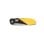 Navaja plegable CAT 106307 Acero Inoxidable Punta Tanto Mango Aluminio 17,8cm Negro/Amarillo