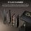 Boîtier Corsair AIR 5400 RS-R ARGB Verre Trempé Triple Chambre Noir