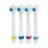 Substituição de Cabeças Multicolor para de Escova de Dentes Elétrica AEG EZ 5622 y EZ 5623, pack 4 unidades