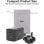 Chargeur GaN Acer 100W 2x USB-C 1x USB-A noir câble 1,5 m charge rapide