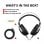 Auriculares Vulkkano HC10 Turia con cable Jack 3,5 mm para estudio y DJ, drivers 50 mm, negros