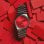 Casio Collection MTP-B145D-4A2VEF  Esfera Analógica  Latón y Acero Inoxidable Plata-Rojo Resistencia Agua 5ATM