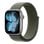 Sport Loop Band Apple MFFD4ZM/A Grün Nylon Recycelte Materialien Kompatibel 38/40/41/42mm