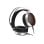 Kopfhörer Vulkkano HC20 Irati kabelgebunden Over-Ear Studio Holz, 50 mm Treiber, Braun