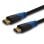 Cable HDMI Savio CL-02 1,5 m Trenzado Nylon 4K Azul Negro