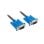 Kabel Lanberg CA-VGAC-10CU-0050-BK VGA 5 m Stecker-Stecker Schwarz Blau
