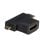 Adaptador HDMI Akyga AK-AD-23 HDMI para miniHDMI microHDMI Preto