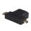 Adaptador HDMI Akyga AK-AD-23 HDMI para miniHDMI microHDMI Preto