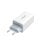 Carregador de Parede Savio LA-07 GaN 65W USB-A 2x USB-C Branco