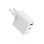 Carregador Gembird TA-UC-PDQC65L-W-01 65W GaN USB-C USB-A Branco Carga Rápida