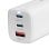 Carregador iBox ILUC65W 65W 2x USB-C 1x USB-A Carregamento Rápido Branco