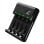 Carregador Green Cell GC VitalCharger para pilhas AA e AAA NiMH USB Preto