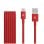 Cabo USB-C para USB-A Apple Beats 1,5 m Trançado Vermelho