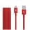 Cabo USB-C para USB-A Apple Beats 1,5 m Trançado Vermelho