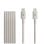 Cabo USB-C Apple Beats 1,5 m Branco Malha Carregamento Rápido
