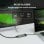 Hub Green Cell 7 puertos 5000 Mbit/s modelo HUBGC01 Power Delivery 85W y lector SD