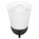 Lampada da parete Activejet AJE-ALMA 1P E27 design conico metallo nero