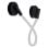Applique LED Activejet AJE-LIVIO NW 294 LED 11W 4000K Nero Interno