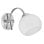 Applique Activejet IRMA singolo E27 interno metallo nickel IP20 argento
