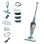 Pulitore a vapore Black & Decker BHSM1610DSM 1600W 0,5L Aqua Bianco