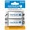 Bateria recarregável Everactive EVHRL20-10000 D NiMH 10000mAh 2 unidades