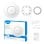 Punto de acceso Cudy AP1300 WiFi AC1300 Dual Band MU-MIMO PoE Blanco