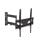 Support mural TV Apple Maclean MC-711 inclinable rotatif acier noir 26-55"