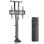 Support TV Apple Maclean MC-866 Motorisé Réglable Hauteur 37"-65" Noir