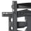 Support mural Roline Techly ICA-PLB 172L 40-80" Acier 50kg Inclinable Noir