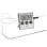Termómetro Digital GEFU GF21840 aço inoxidável sensor 160 mm 0-250 °C