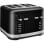 Torradeira KitchenAid 5KMT4109EBM 4 Fendas Inox Preto 1640W Reaquecimento Descongela