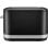 Torradeira KitchenAid 5KMT4109EBM 4 Fendas Inox Preto 1640W Reaquecimento Descongela