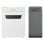 Destructeur de documents Leitz 80910000 8 feuilles 14L P-4 Gris Blanc