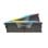 Memória RAM Corsair Vengeance RGB 64GB 2x32GB DDR5 6000MHz CL40 Intel XMP AMD EXPO Cinzento