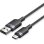 Cable USB 2.0 Tipo-C a USB-A Vention CTNBF 1m 60W 480Mbps Negro