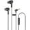 Auriculares Qubo EB-100 con cable Jack 3.5 mm Micrófono Negros