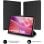 Funda Subblim Shock Case Lenovo Tab 10,1" Negra SmartCover y Protección 360°