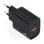 Cargador GaN Aisens A110-0953 30W 1xUSB-C PD3.0 QC4.0 1xUSB-A QC3.0 Negro