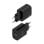 Cargador GaN Aisens A110-0953 30W 1xUSB-C PD3.0 QC4.0 1xUSB-A QC3.0 Negro
