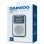 Radio portátil Daewoo DW1008 AM/FM altavoz integrado jack 3.5 mm plata