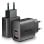 Carregador NGS ERA 20W BLACK GaN 2 Portas PD QC3.0 PPS Universal