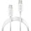 Cable USB-C NGS Zyro 60W-1 1m Carga Rápida 480Mbps Blanco