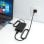 Cargador de sobremesa Aisens ASCH-1PD45D067-BK GaN USB-C 45W 1.8m Negro