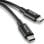 Cable USB-C NGS Zyro 60W-1 Negro 1m Carga Rápida PVC 480 Mbps