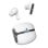 Auriculares Leotec Nebula Fit inalámbricos Bluetooth para gaming y deporte blancos